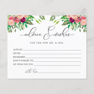 Hora de consejos para tomar té y deseos tarjeta de