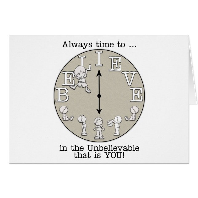 Hora de Creer-Niño y Reloj (Anverso (Horizontal))