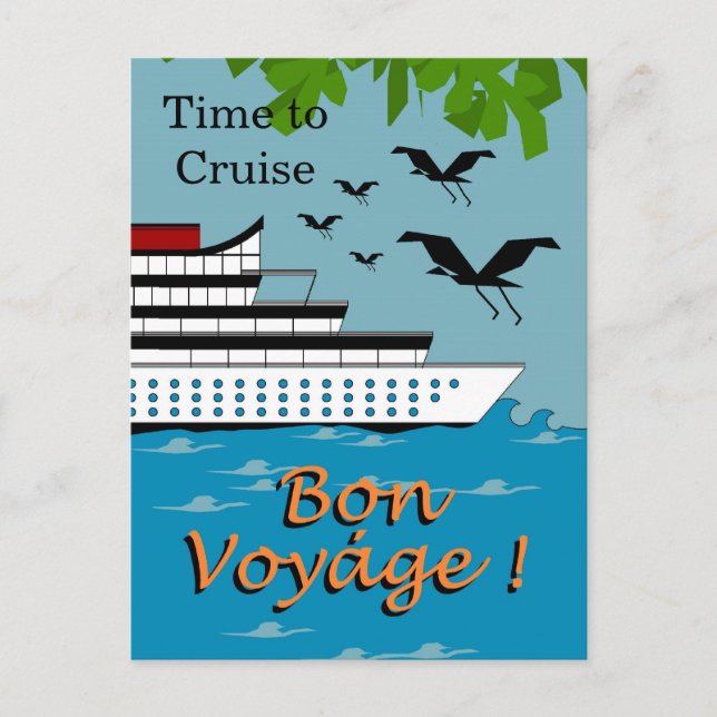 HORA DE CRUISE_BON VOYAGE postal (Anverso)