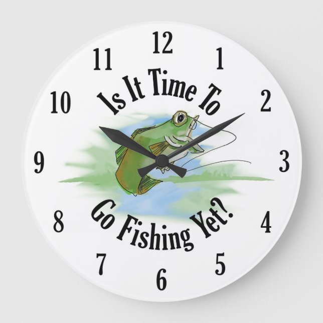 Hora de ir a pescar el reloj (Anverso)