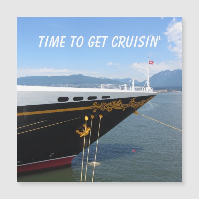 Hora de ir en crucero Imán (Anverso)
