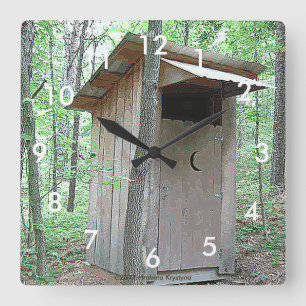 ¡HORA DE IR! RELOJ DE LA PARED AL AIRE LIBRE EN MA