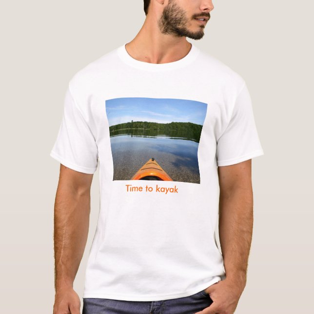Hora de kayak camiseta (Anverso)