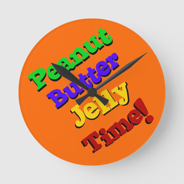 Hora de la manteca de cacahuete - Reloj (Anverso)
