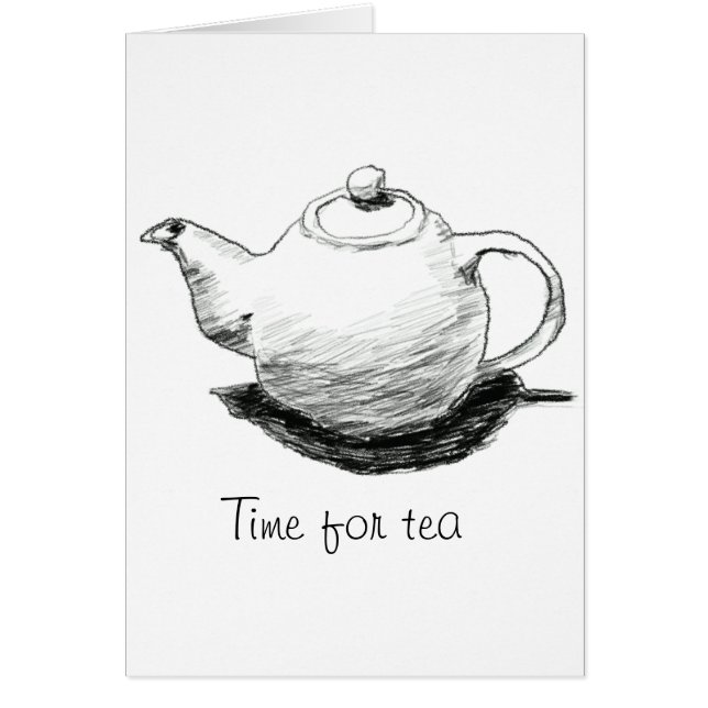 Hora de la tarjeta de té (Frente)