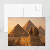 Hora de Oro de las Pirámides de Postales Egipcias