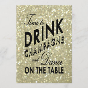 Hora de Oro para beber la invitación a la empresa 