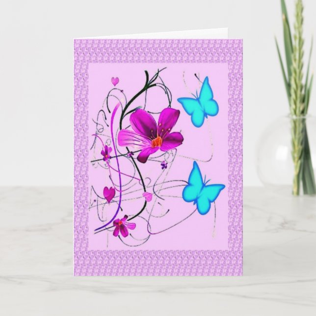 Hora de primavera - Tarjeta de Pascua (Anverso)