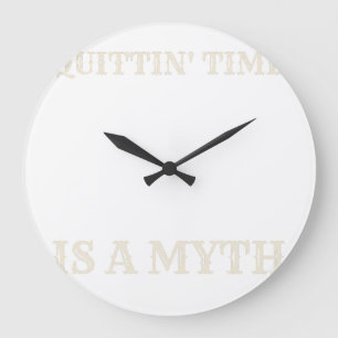 Hora de Salir es un Mito — Reloj de Pared de Acríl