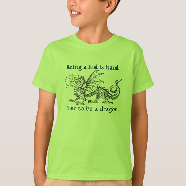 "Hora de ser la camiseta de un chica del dragón" (Anverso)