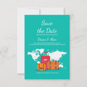 Hora De Viajar Guardar El Anuncio De Fecha