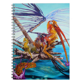 Hora de volar el aceite ausente en el cuaderno de