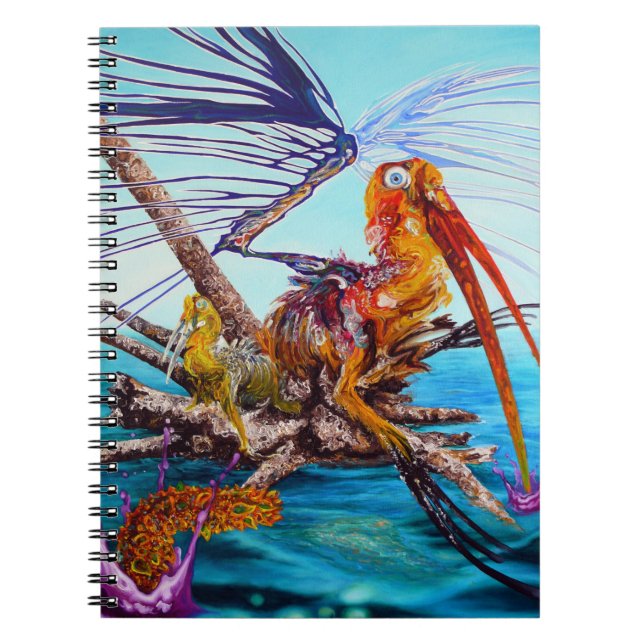 Hora de volar el aceite ausente en el cuaderno de (Frente)