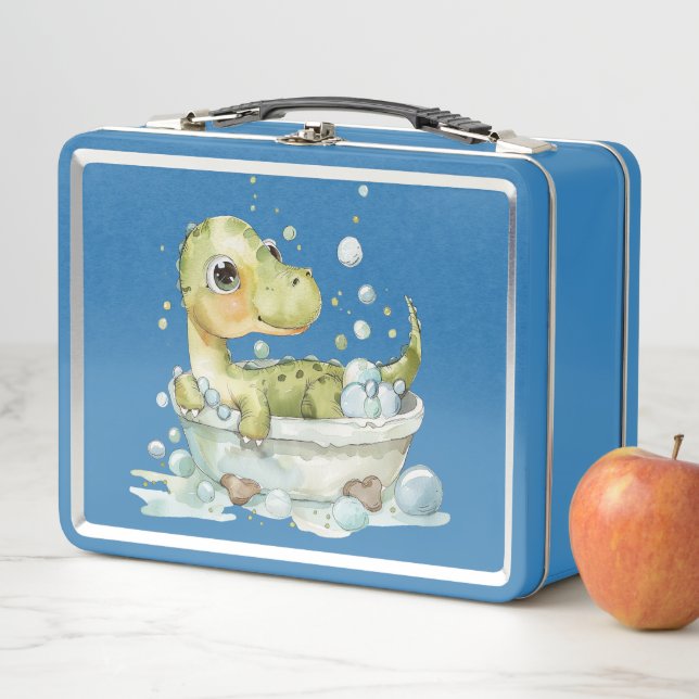 Hora del baño del Dino Adorable (In situ)