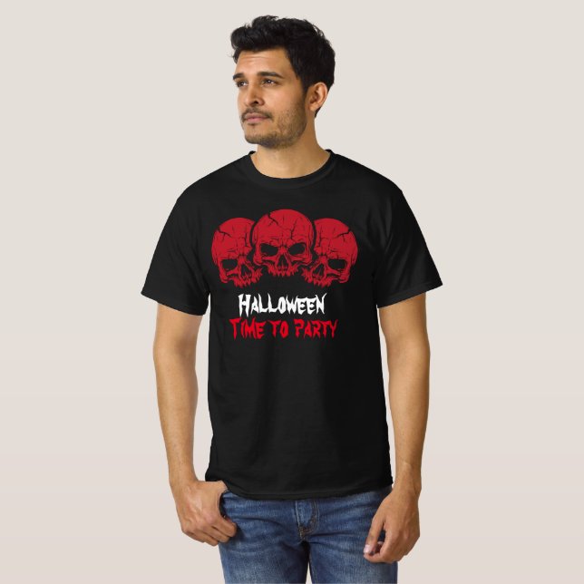 Hora del disfraz de Halloween para la camiseta de  (Anverso completo)