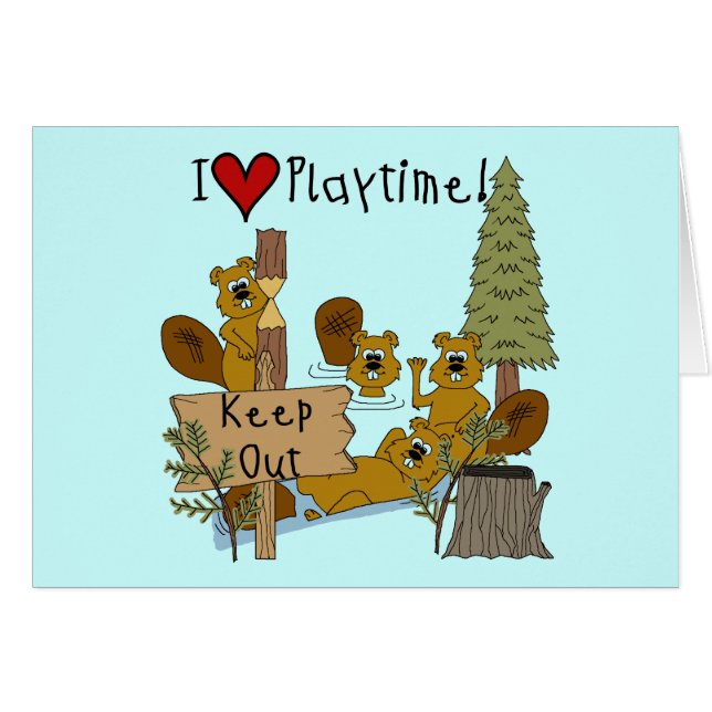 Hora del recreo del castor (Anverso (Horizontal))