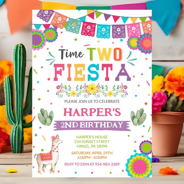 Hora Dos Fiesta Invitación de Cumpleaños (Subido por el creador)