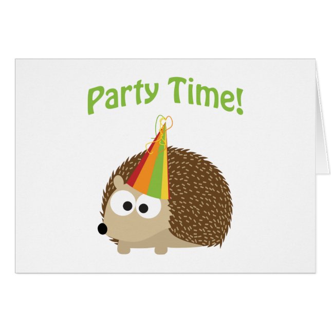 ¡Hora fiesta! Hedgehog (Anverso (Horizontal))