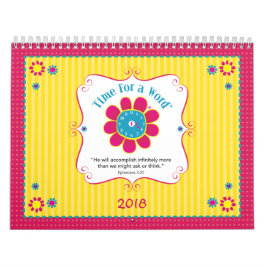 "Hora para calendario espiritual de un Word®"