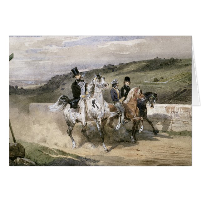 Horacio Vernet y sus niños (Anverso (Horizontal))