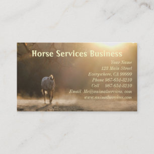 Horario Servicios/Hornos Tarjetas de Negocios Vete
