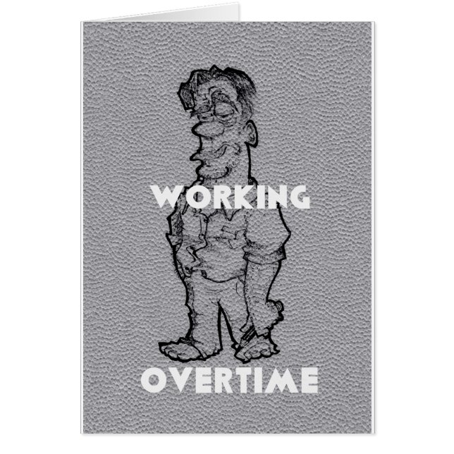 Horas extra de trabajo (Frente)