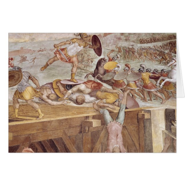 Horatius Cocles en el puente de Sublician (Anverso (Horizontal))