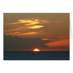 Horizon Sunset Colorous Seascape Photography