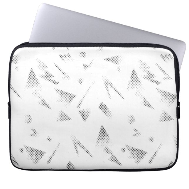 Horizontal, bolsa de electrónica grises en la nube (Frente)