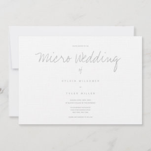 Horizontal gris blanco micro Boda