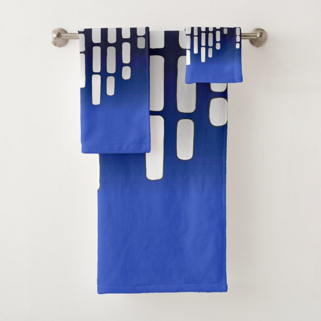 Horizonte abstracto, azul marino, blanco, gris cla (In situ)