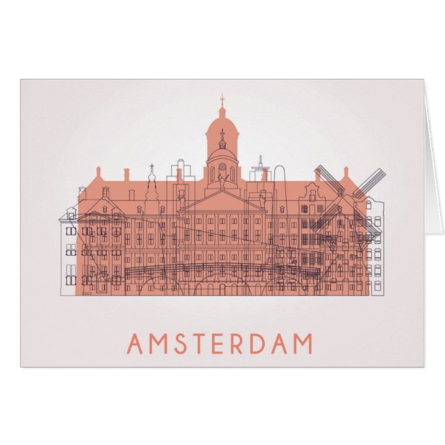 Horizonte de Amsterdam, Países Bajos el | de (Anverso (Horizontal))