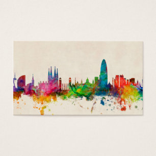 Horizonte de Barcelona España