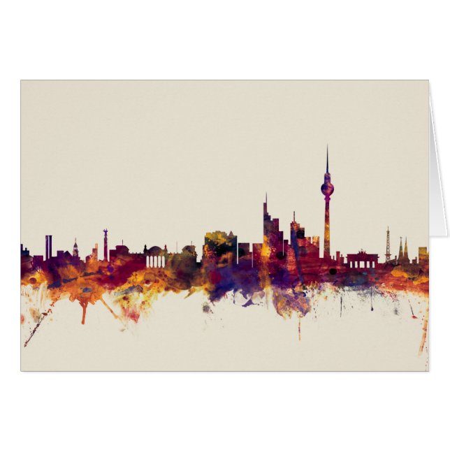 Horizonte de Berlín Alemania (Anverso (Horizontal))