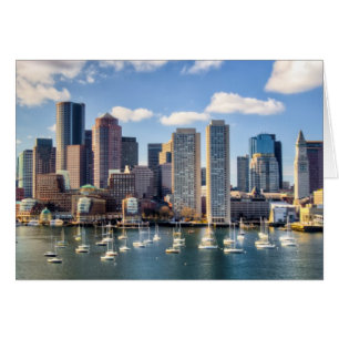 Horizonte de Boston de la costa