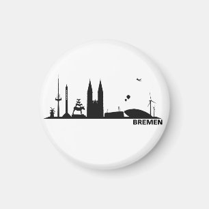 Horizonte de Bremen nevera imán