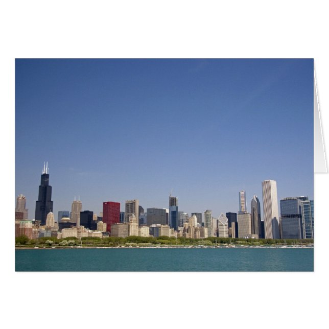 Horizonte de Chicago, Illinois, EE. UU. (Anverso (Horizontal))