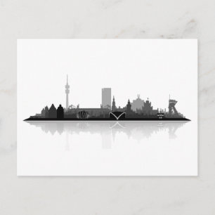 Horizonte de Dortmund - postal / tarjeta de felici