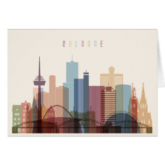 Horizonte de la ciudad de Colonia, Alemania el |
