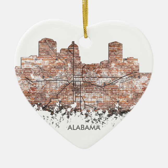 HORIZONTE de MONTGOMERY, ALABAMA - ornamento (Frente)