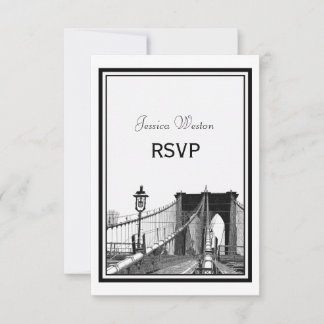 Horizonte de NYC Puente Bklyn #2 Grabado RSVP