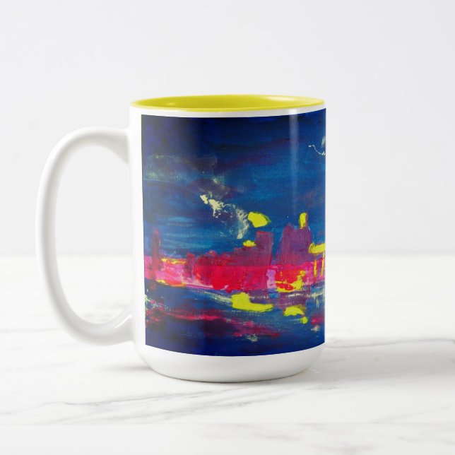 Horizonte de Toronto - taza de 15 onzas (Izquierda)