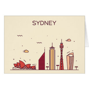 Horizonte del Doodle de Sydney, Australia el