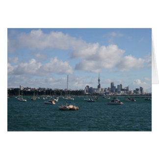 Horizonte hermoso de Auckland