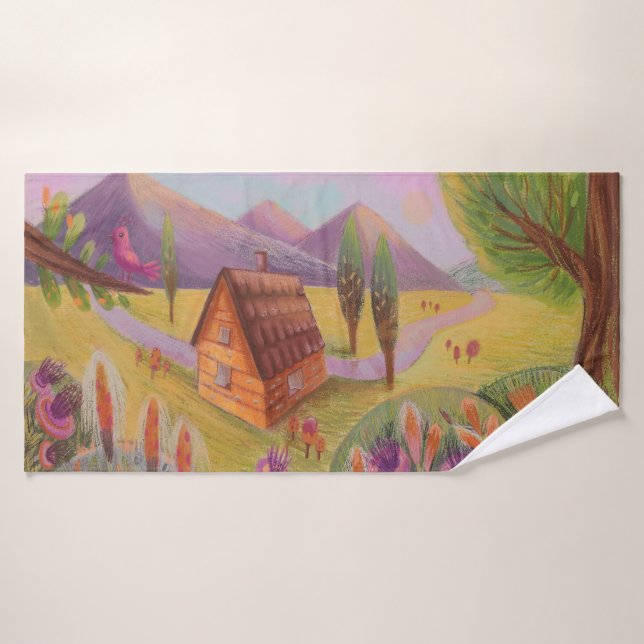 horizonte mágico (Toalla de baño)