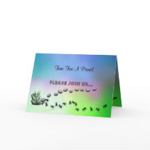 Hormigas En Invitación De Picnic