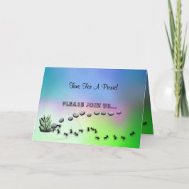 Hormigas En Invitación De Picnic