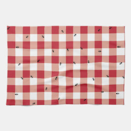 Hormigas en un picnic - toalla de cocina