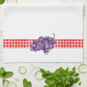 Hormigas y uvas - toalla de cocina