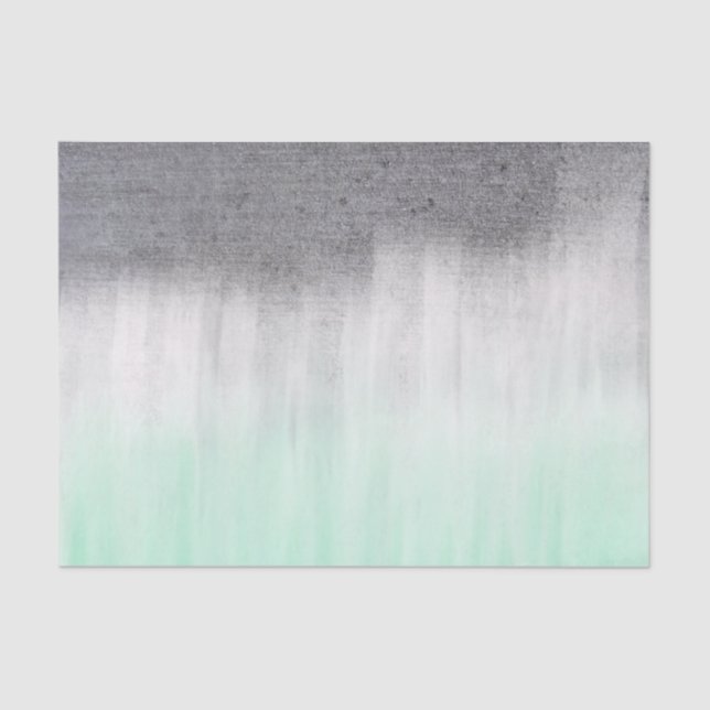 hormigón urbano, papel de tejido verde de menta (Anverso)